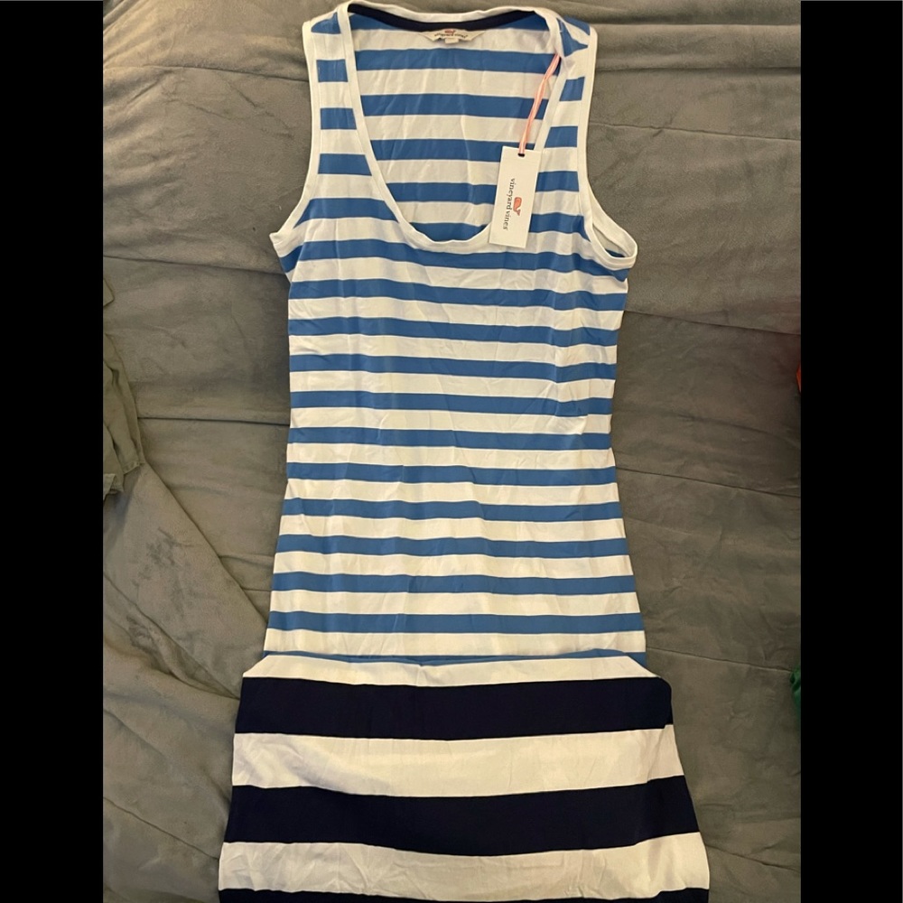 Vineyard Vines Striped Maxi dress XXS